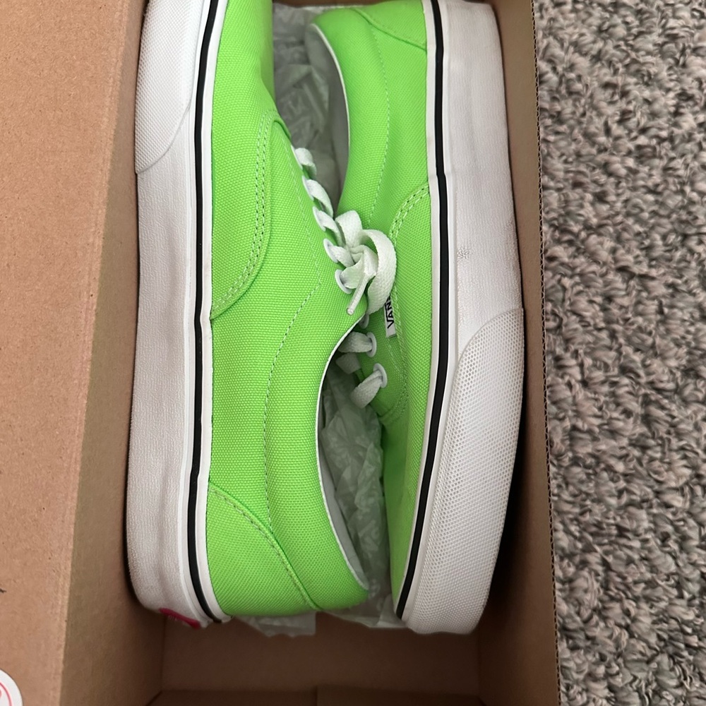 Vans Bright Green Canvas Shoes